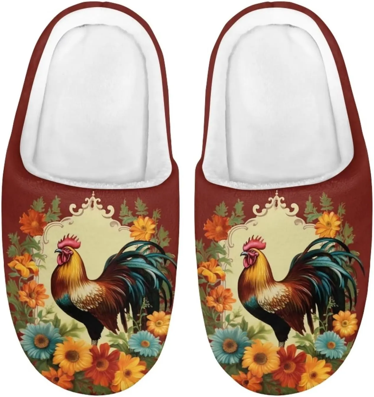 Kids House Slippers Size 9-14.5 Cute Slippers for Teen Girls Soft Plush Warm Bedroom Shoes