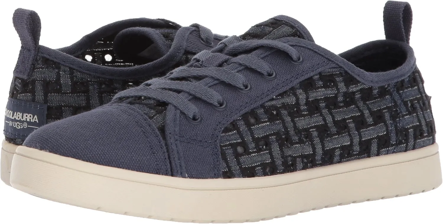 Koolaburra by UGG Girl's K Kellen Low Lace Denim Sneaker