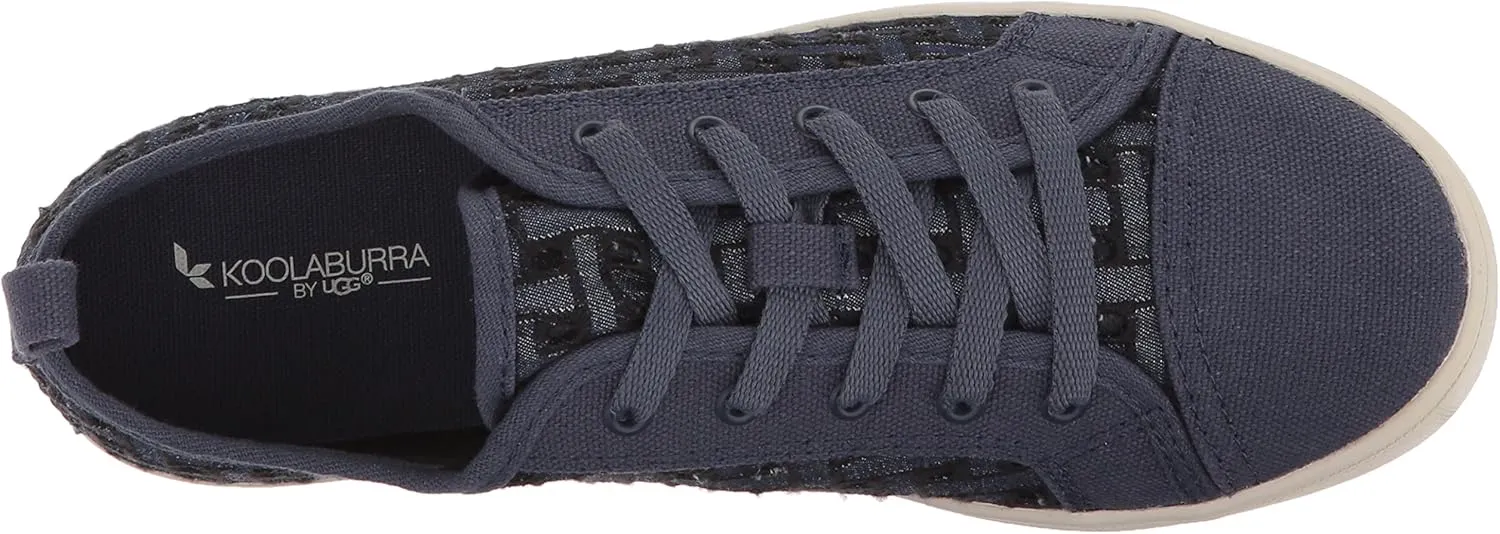 Koolaburra by UGG Girl's K Kellen Low Lace Denim Sneaker