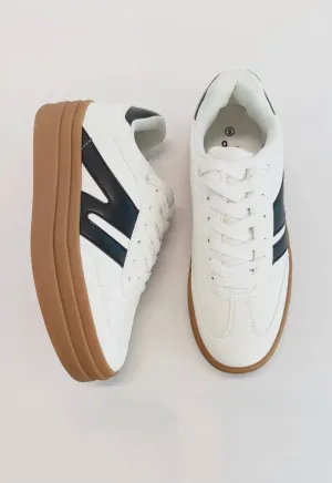 La Sheelah color block platform sneaker