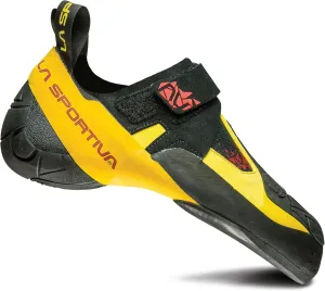 La Sportiva Mens Skwama Performance Rock Climbing Shoes, Black/Yellow, 6.5