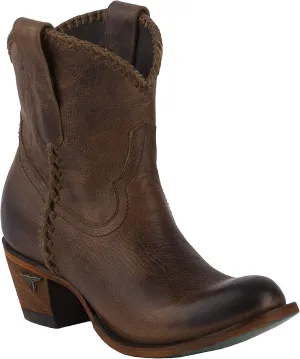 Lane Women's Plain Jane Booties Round Toe Honey 9 M