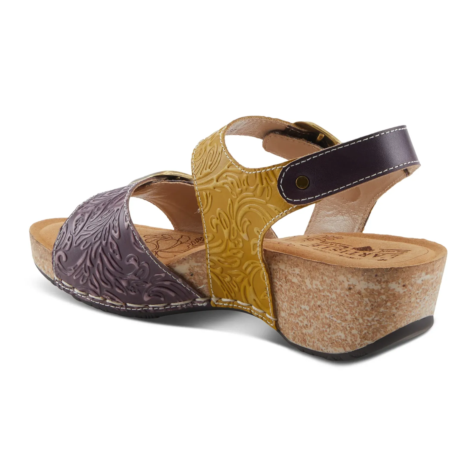 L'Artiste Osuna Wedge Sandal (Women) - Purple Multi