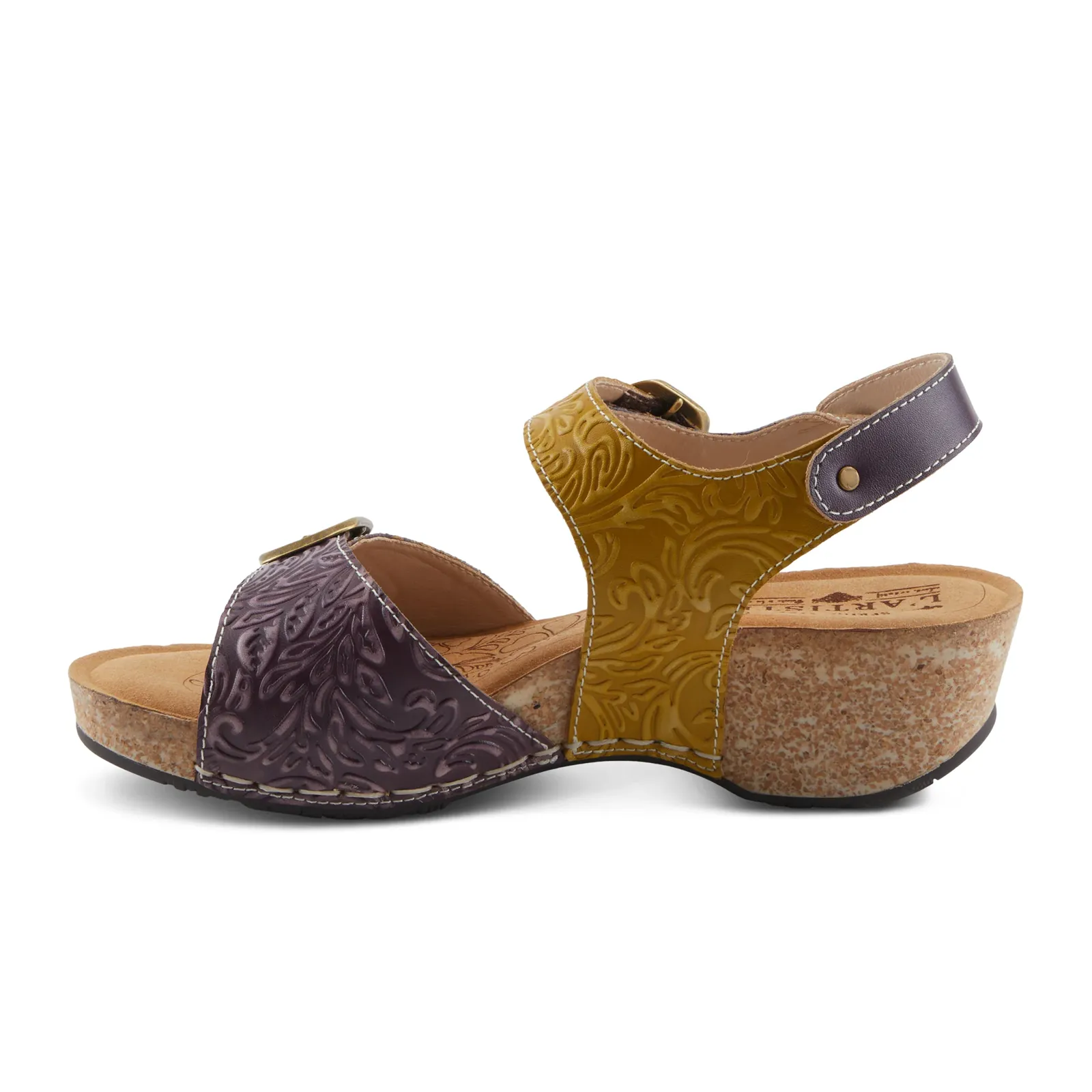 L'Artiste Osuna Wedge Sandal (Women) - Purple Multi