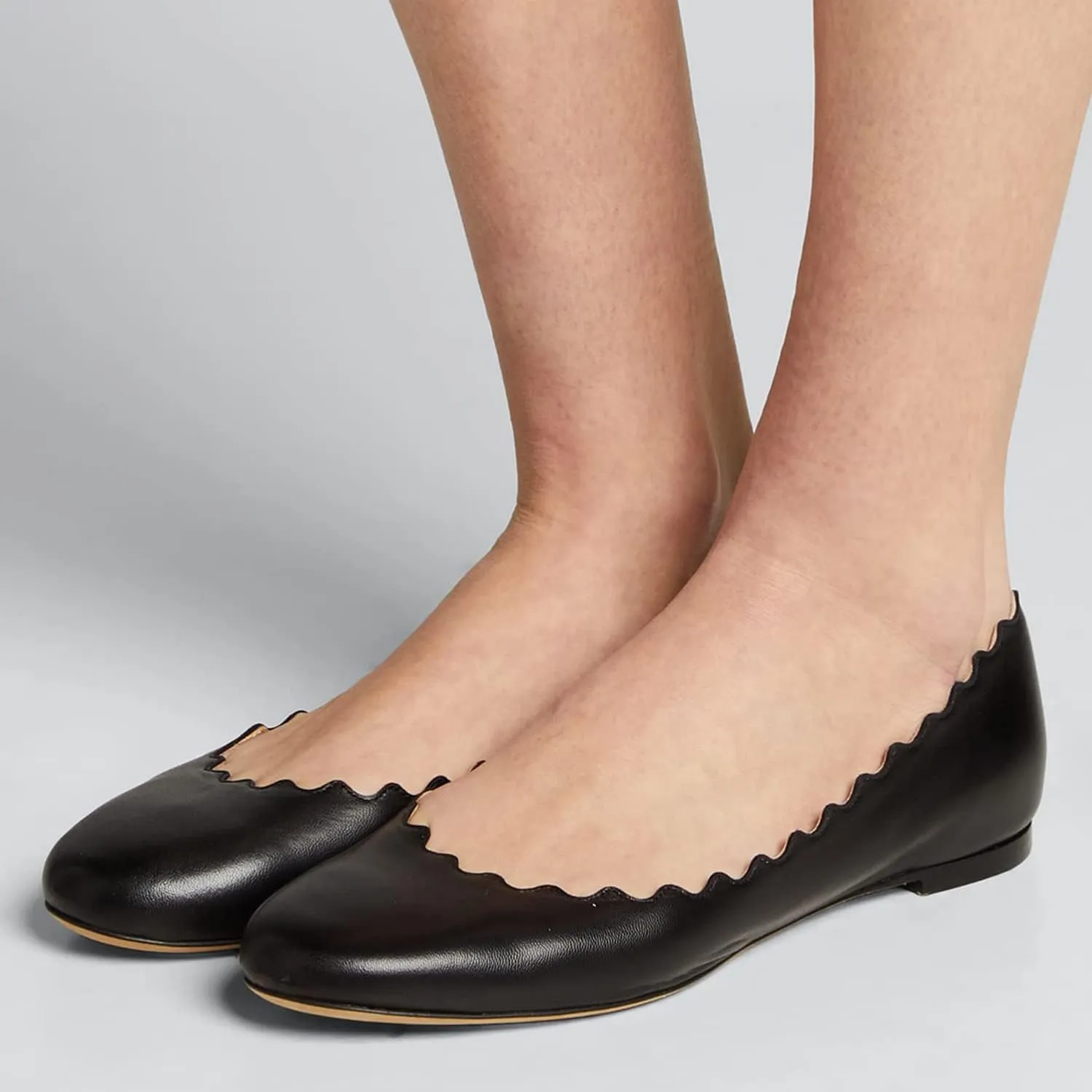 LEHOOR Women Closed Round Toe Flats Slip On Ballet Flats Casual Flat Shoes Comfort Flat Heel Dress Shoes Office Party Office Ladies Drive Flats Walking Street Classic Chic 4-11 M US