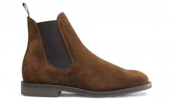 Liam Mens Polo Snuff Suede Chelsea Boot