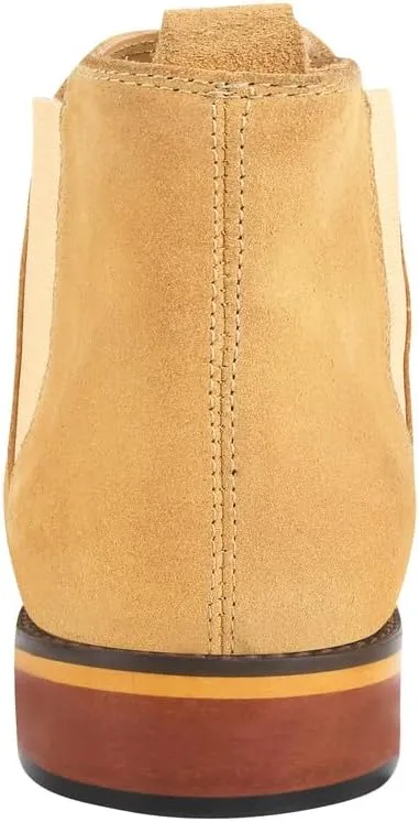 LIBERTYZENO Mens Water Proof Suede Leather Adults High Ankle Casual Chelsea Boots for Prom Graduation