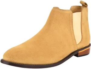 LIBERTYZENO Mens Water Proof Suede Leather Adults High Ankle Casual Chelsea Boots for Prom Graduation