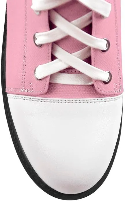 LISHAN Women's Platform Canvas High Heels
