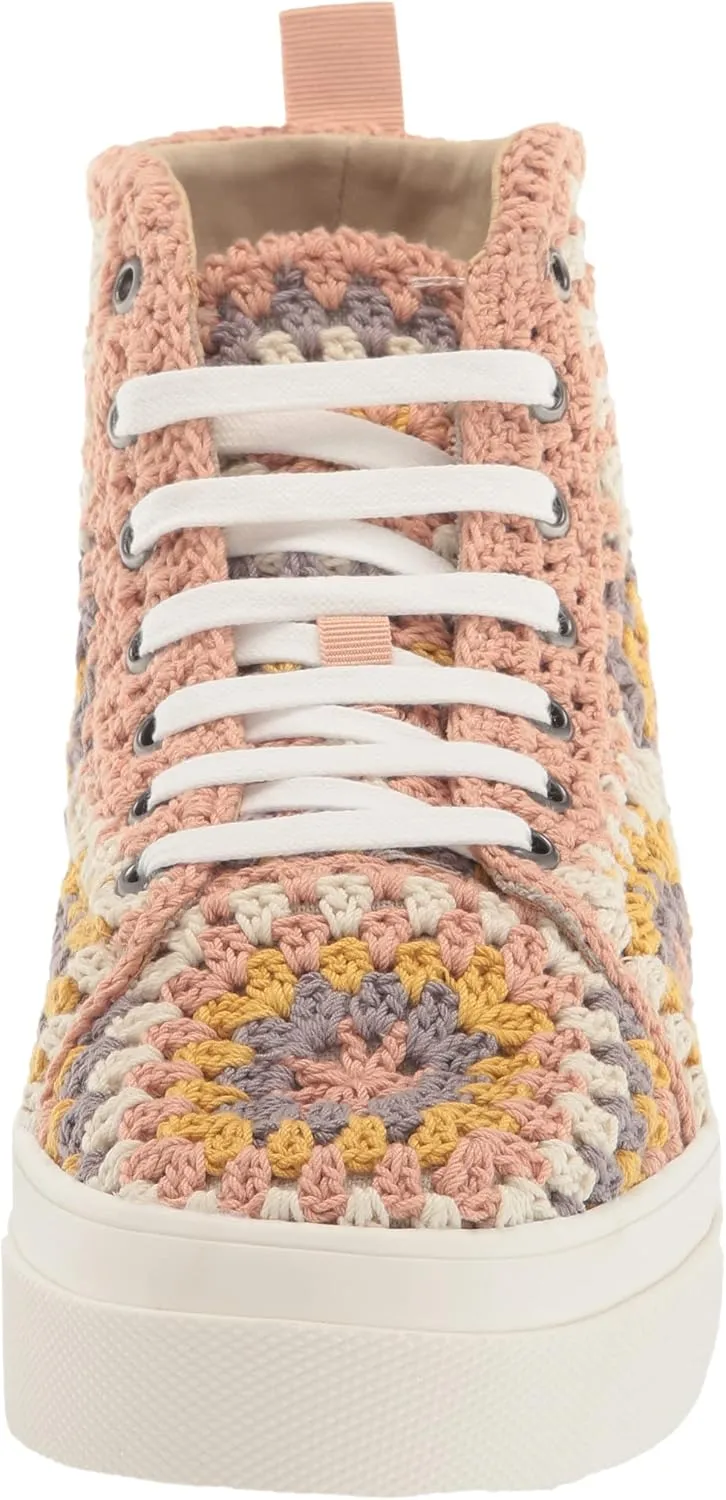 Lucky Brand Women's Curla Crochet Platform Sneaker