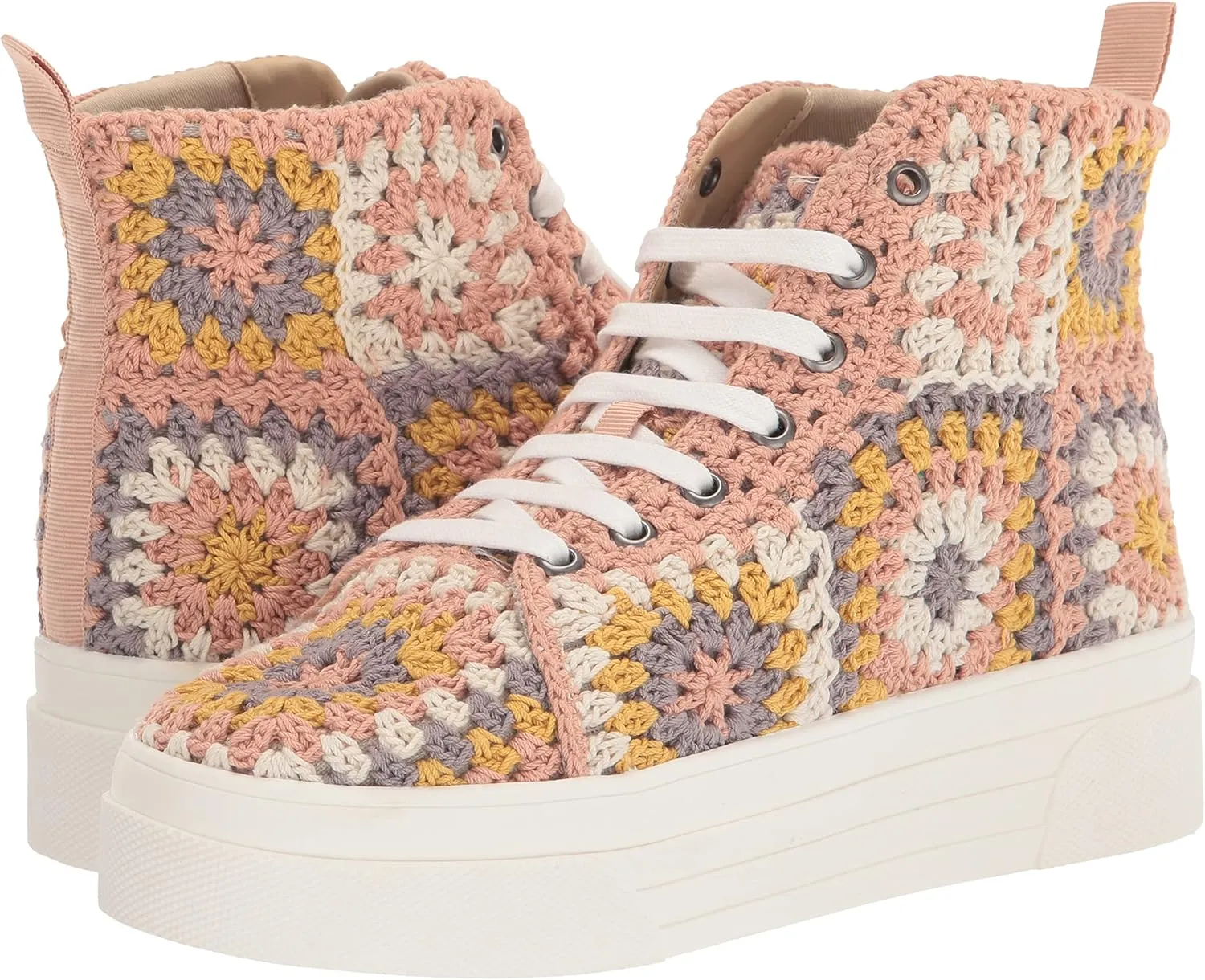 Lucky Brand Women's Curla Crochet Platform Sneaker