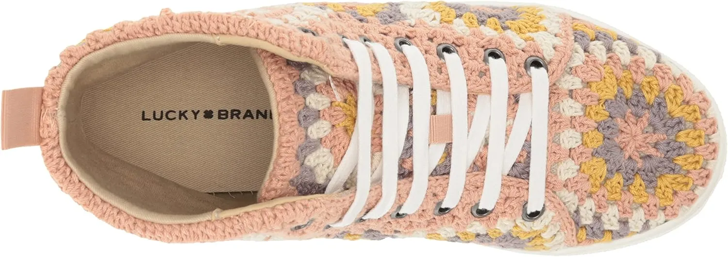 Lucky Brand Women's Curla Crochet Platform Sneaker
