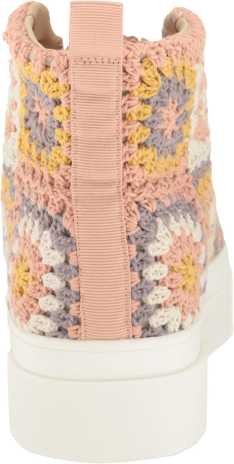 Lucky Brand Women's Curla Crochet Platform Sneaker