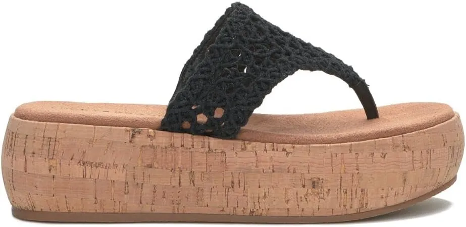 Lucky Brand Women's Jaslene Platform Thong Sandal Wedge