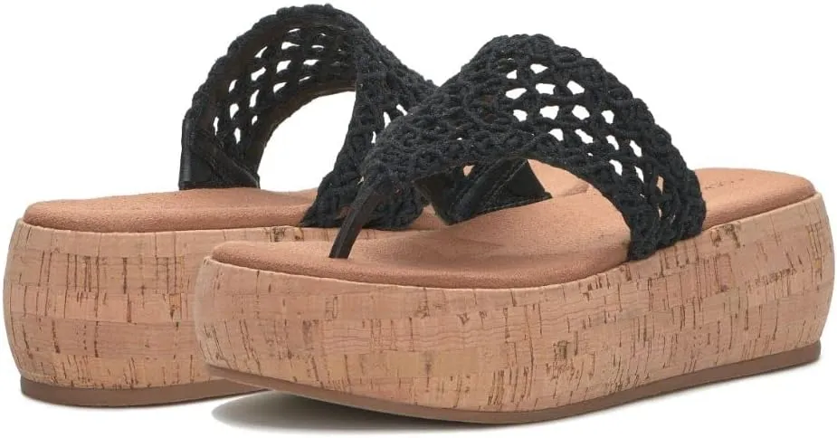 Lucky Brand Women's Jaslene Platform Thong Sandal Wedge