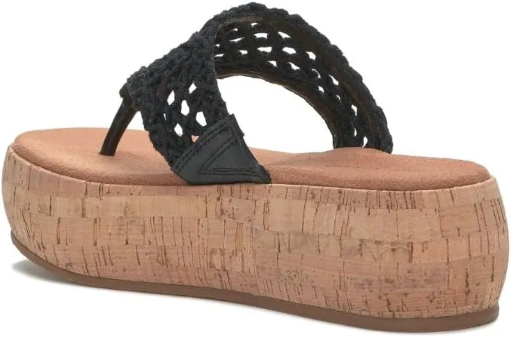 Lucky Brand Women's Jaslene Platform Thong Sandal Wedge