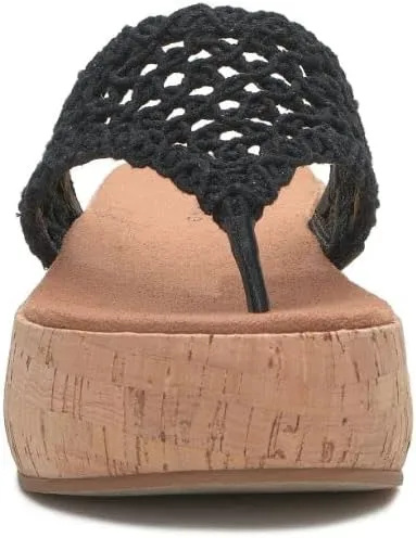 Lucky Brand Women's Jaslene Platform Thong Sandal Wedge