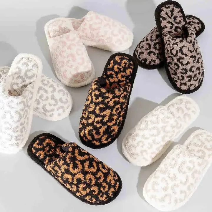Luxury Soft Leopard Pattern Slipper