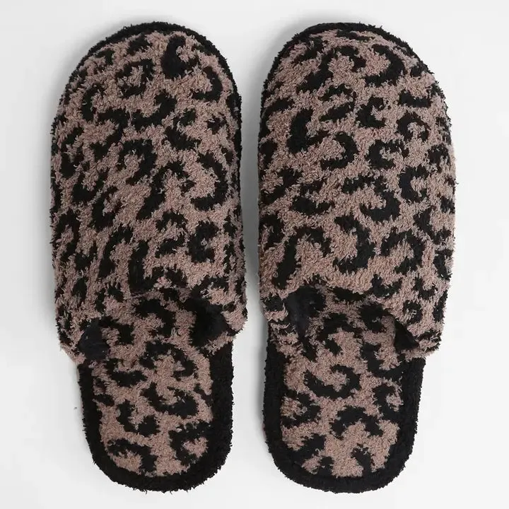 Luxury Soft Leopard Pattern Slipper