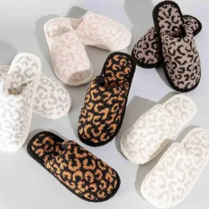 Luxury Soft Leopard Pattern Slipper