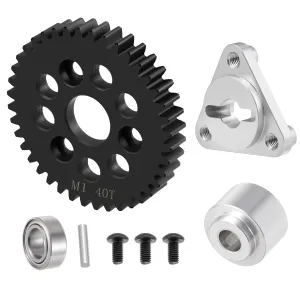 M1 38T-48T Slipper Clutch Eliminator Gear Aluminum Spur Main Gear for 1/8 HPl Savage X 21 25 SS 4.6 RC Car Upgrade Accessories (40T)