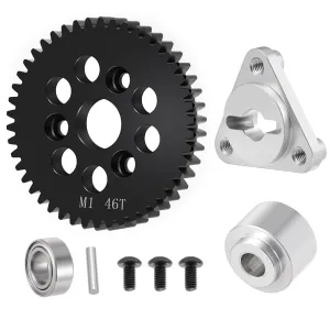 M1 38T-48T Slipper Clutch Eliminator Gear Aluminum Spur Main Gear for 1/8 HPl Savage X 21 25 SS 4.6 RC Car Upgrade Accessories (46T)