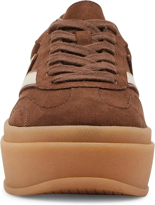 Madden Girl Women's Mightty Sneaker in Brown