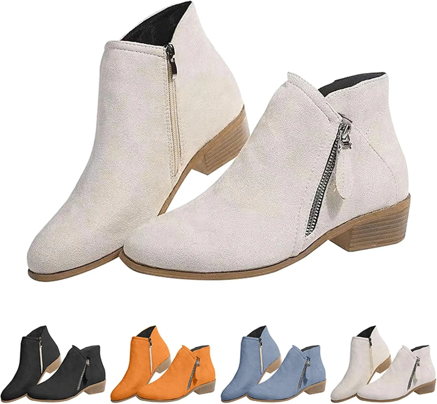Men Ankle Boots Ankle Booties for Women Low Heel Extra Wide Width Women's Ankle Boots Boots for Women Dressy Ankle Boots for Women No Heel Wide Width Womens Lace Up Booties And Ankle Boots