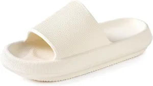 Menore Slippers for Women and Men Quick Drying, Parent-Child EVA Open Toe Soft Slippers, Non-Slip Soft Shower Spa Bath Pool Gym Beach House Sandals for Indoor & Outdoor