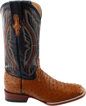 Men's Colt Full Quill Ostrich Square Toe Western Boot