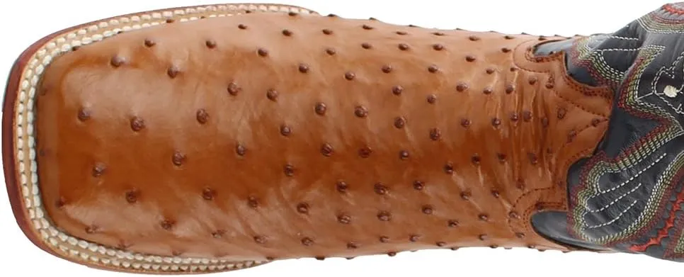 Men's Colt Full Quill Ostrich Square Toe Western Boot