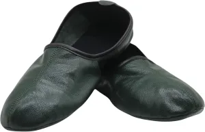 Mens Indoor Leather Slippers Traditional Babouche House Shoes Barefoot Moccasin