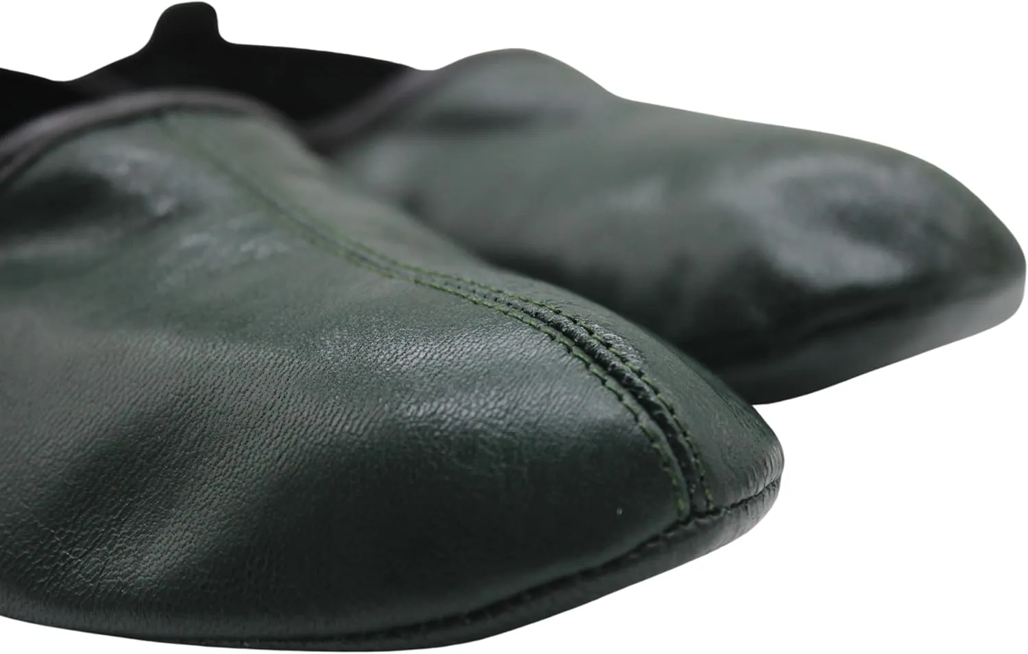 Mens Indoor Leather Slippers Traditional Babouche House Shoes Barefoot Moccasin