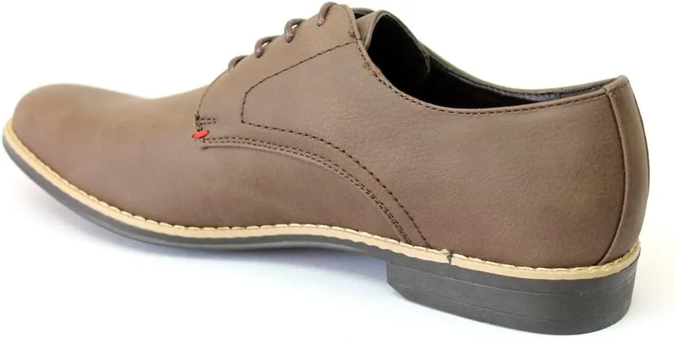 Men's Round Toe Dress Shoes Nubuck Lace up Cooper 1