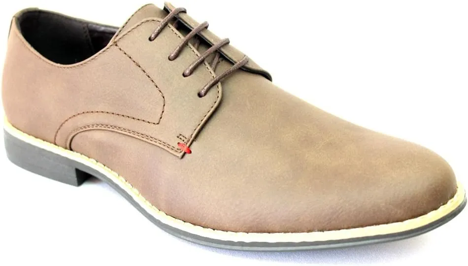 Men's Round Toe Dress Shoes Nubuck Lace up Cooper 1