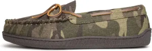 Minnetonka Men's Pile Lined Hardsole Slipper