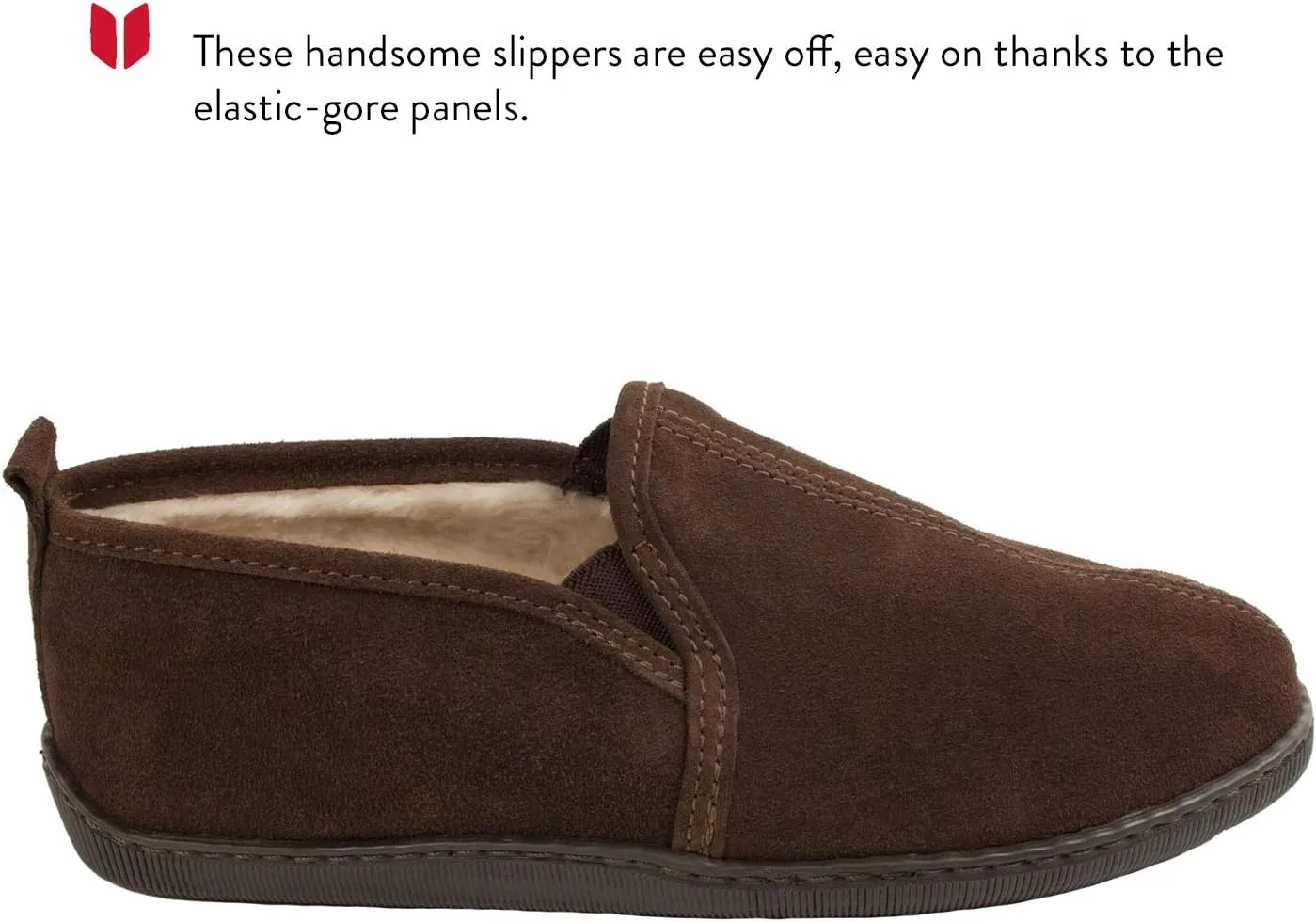 Minnetonka Men's Pile-Lined Romeo Slipper