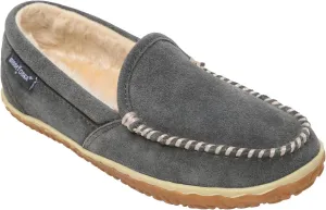 Minnetonka Womens Tempe Moccasin, Grey, Size 7 Wide
