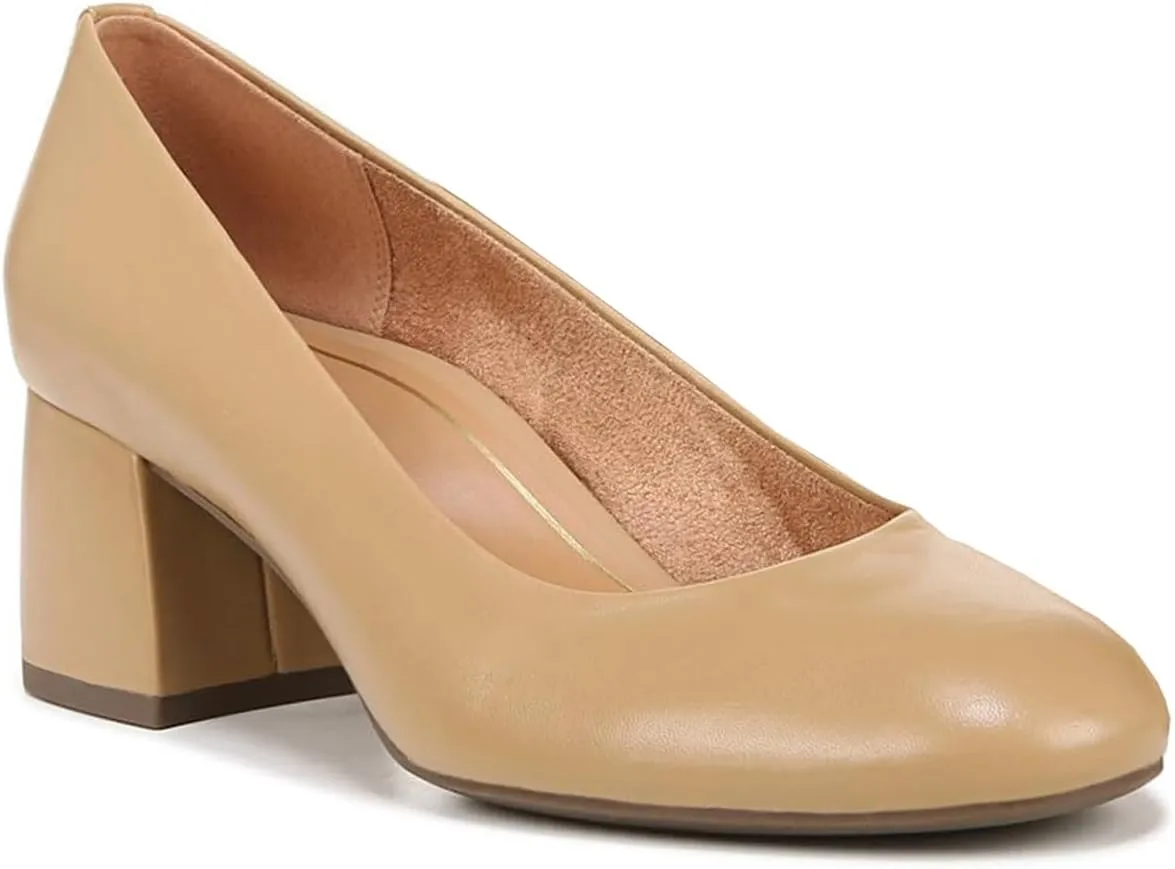 MOOMMO Women's Classic Chunky Block Heel Suede Pumps Round Closed Toe Slip On 2" Low Thick Heels Dress Shoes Matte Patent Leather Spring Fashion Office Work Pump Basic Shoe Elegant Wedding 4-11 M US