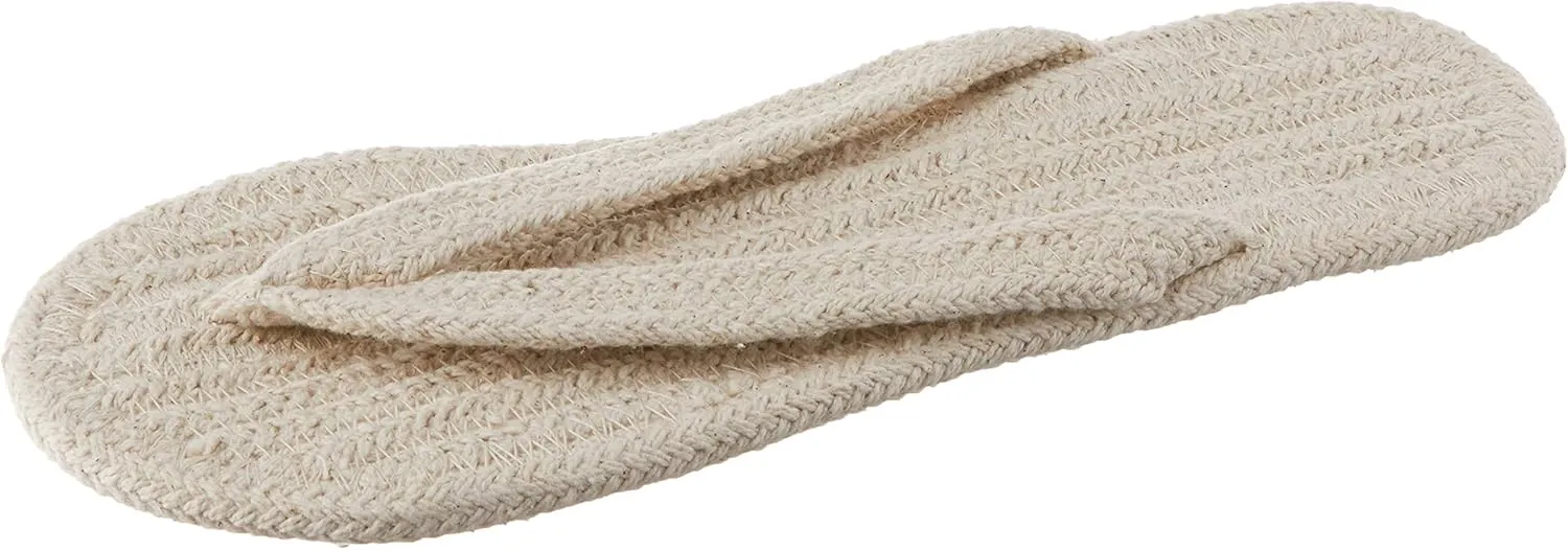 Muji Indian Cotton Room Sandal - L (Ecru)