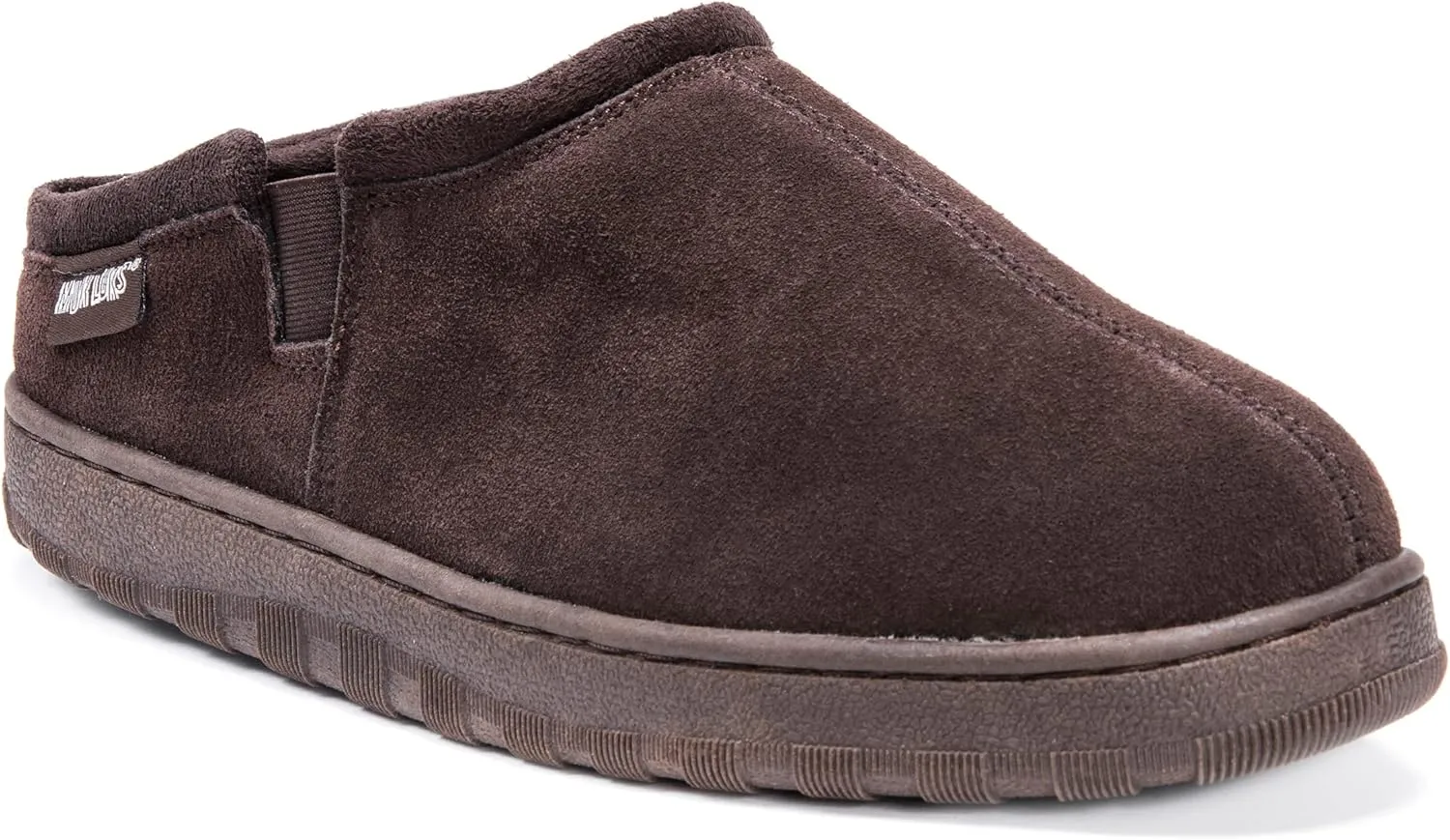 Muk Luks Men's Matt Printed Berber Suede Clog Slipper