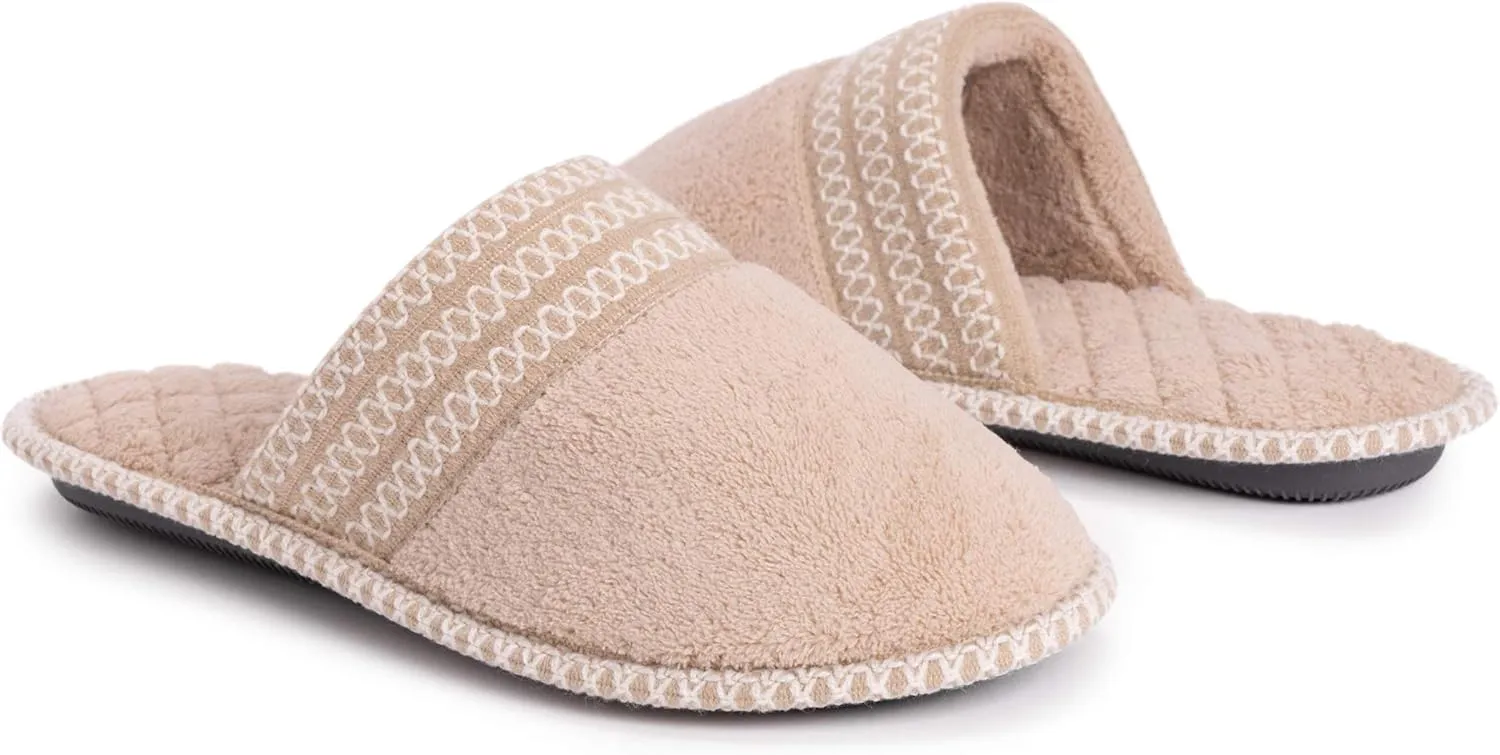 MUK LUKS Women's Cathy Micro Chenille Slipper