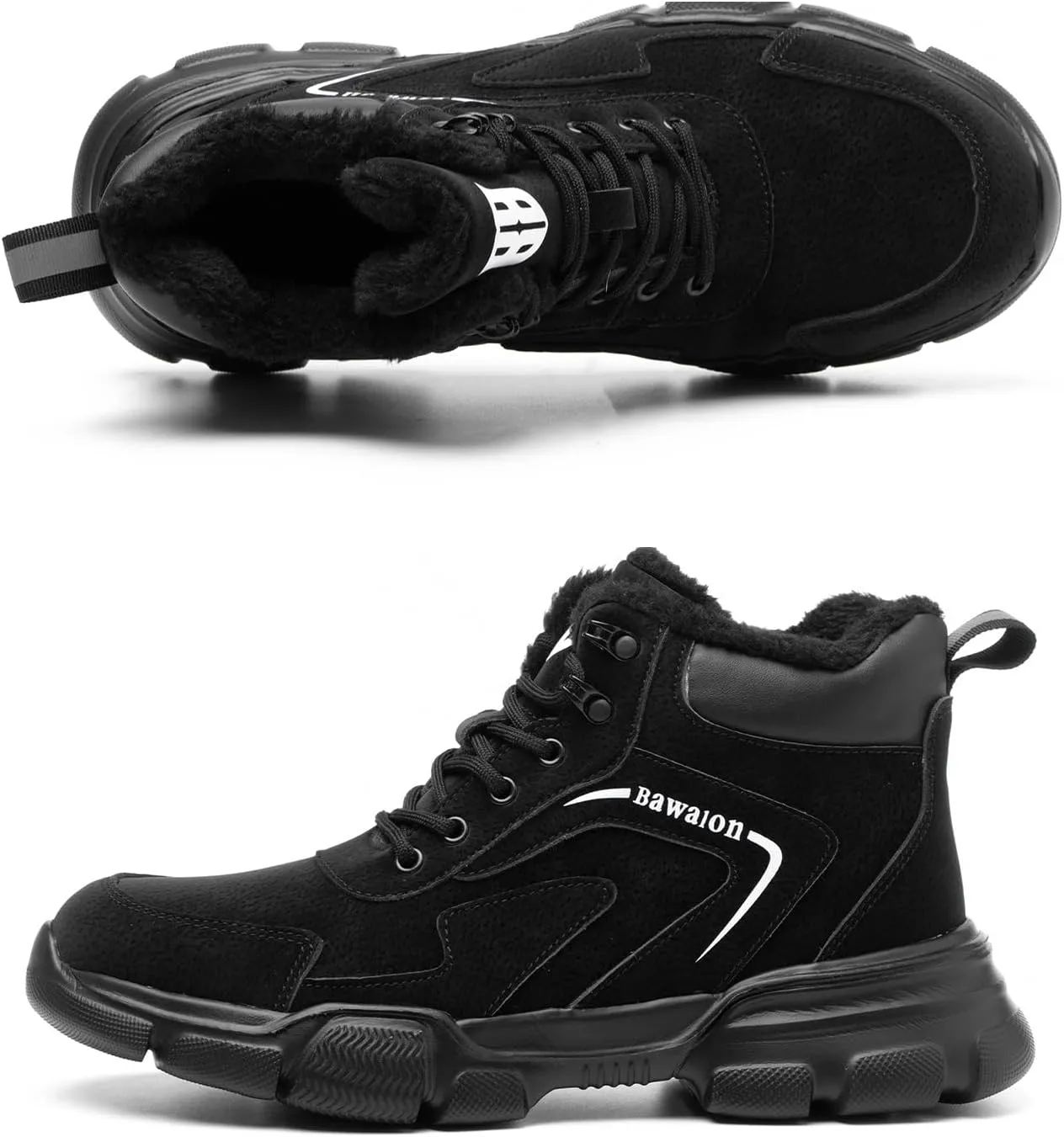 Nasogetch Waterproof Work Boots for Men Women Steel Toe Boots Lightweight Indestructible Slip Resistant Construction Safety Boots