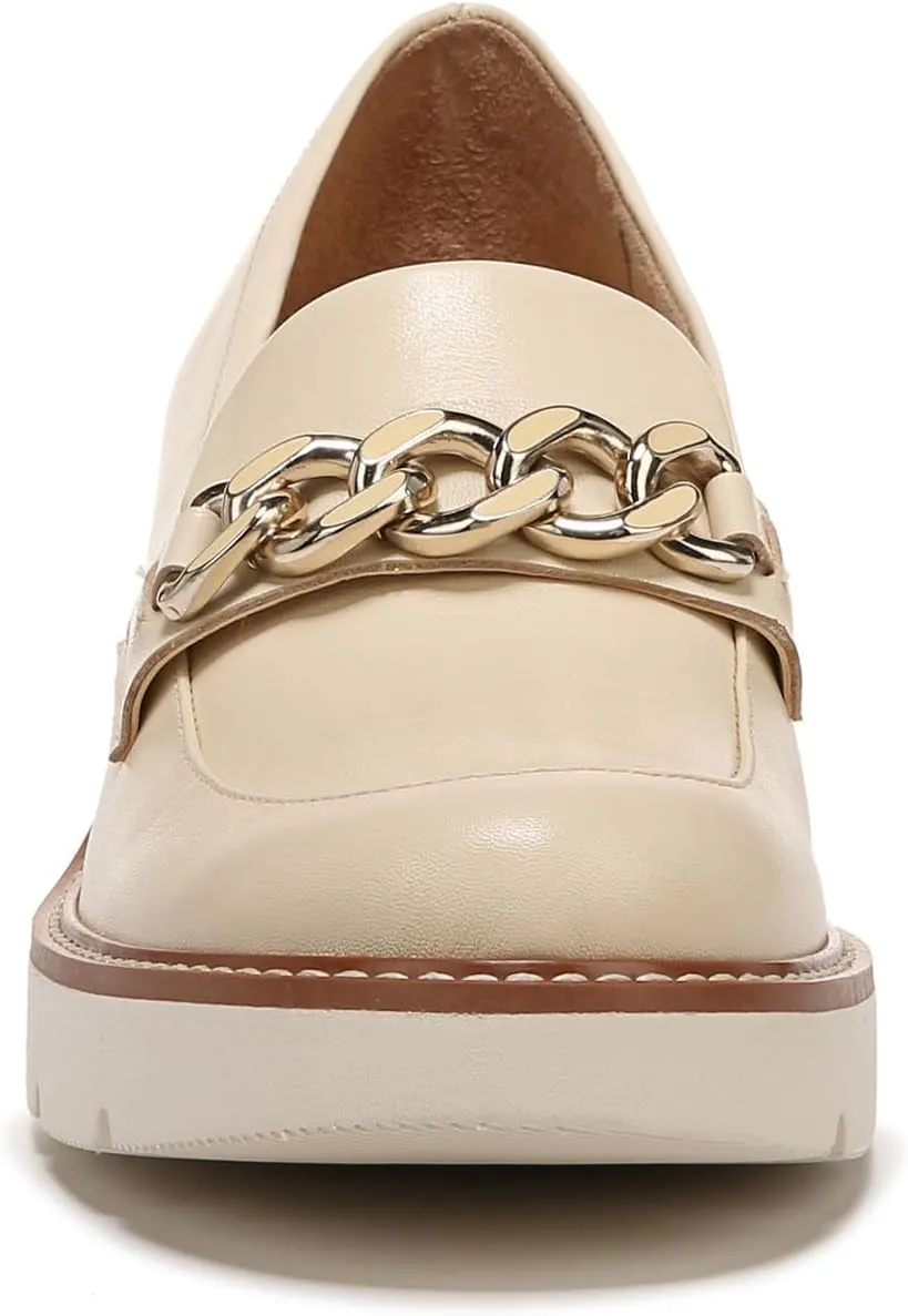 Naturalizer Women's Desi Chain Detail Lug Sole Heel Loafer