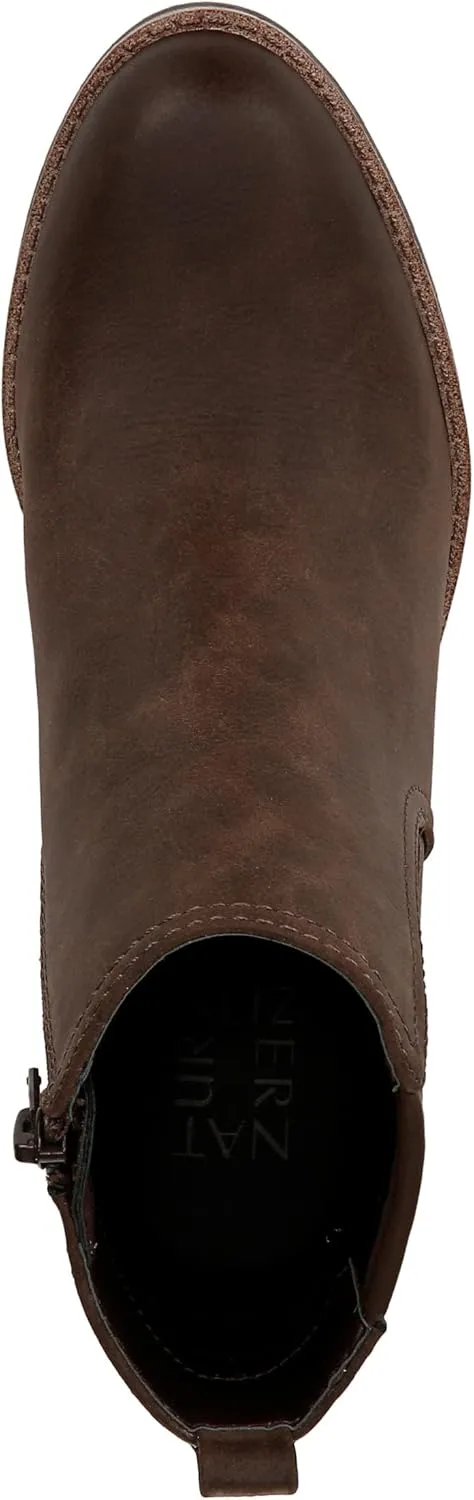Naturalizer Women's Madalynn Gore Lug Sole Heeled Ankle Bootie