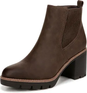 Naturalizer Women's Madalynn Gore Lug Sole Heeled Ankle Bootie