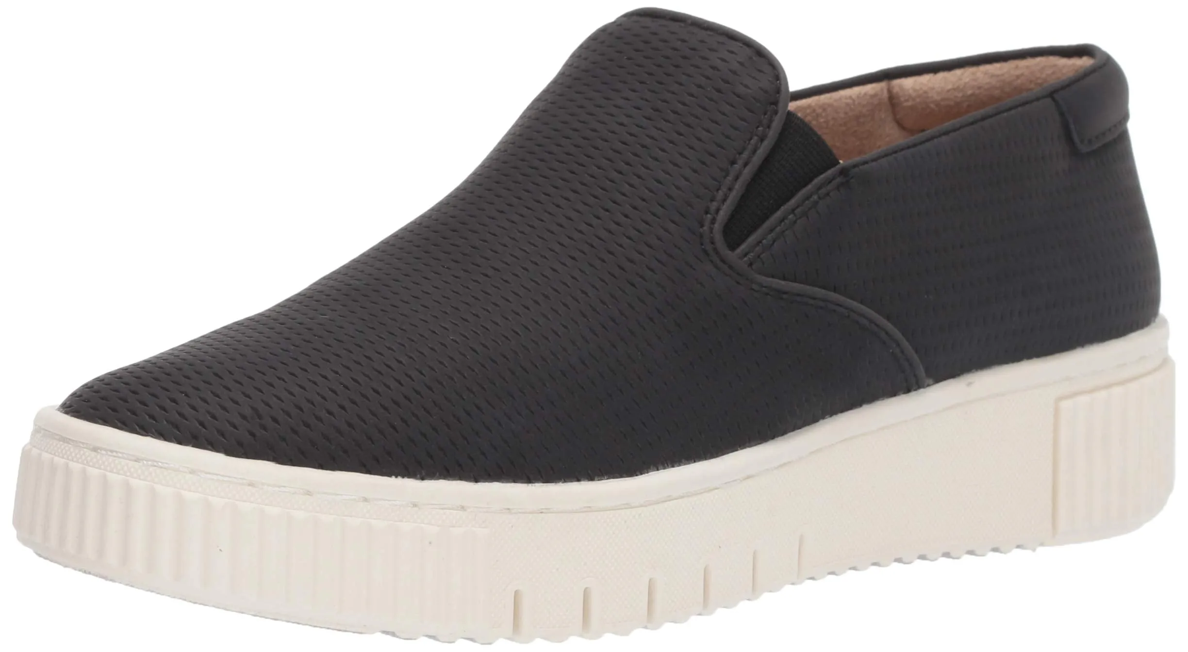 Naturalizer Women's Natural Soul, Tia Platform Sneaker Black 6.5 M