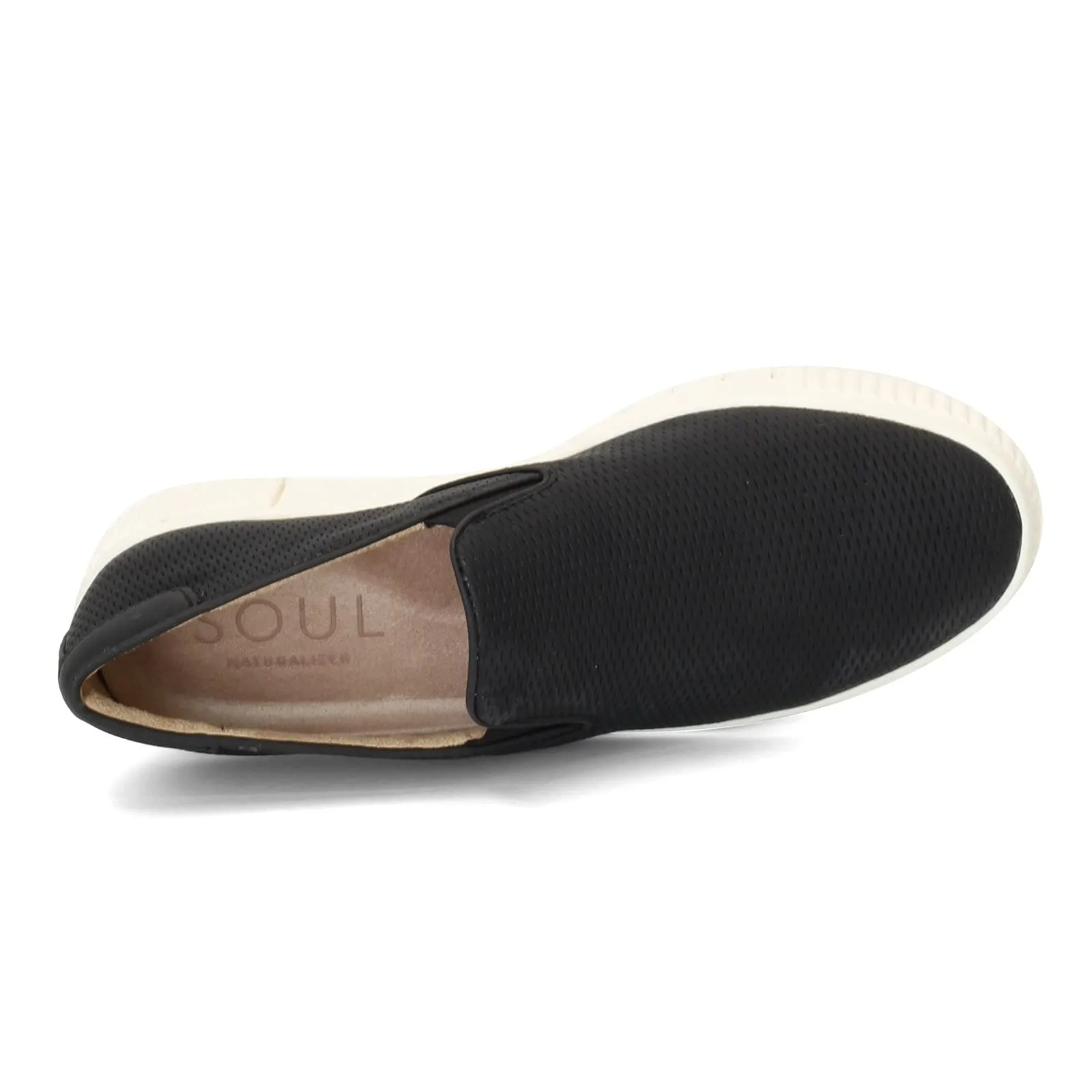 Naturalizer Women's Natural Soul, Tia Platform Sneaker Black 6.5 M