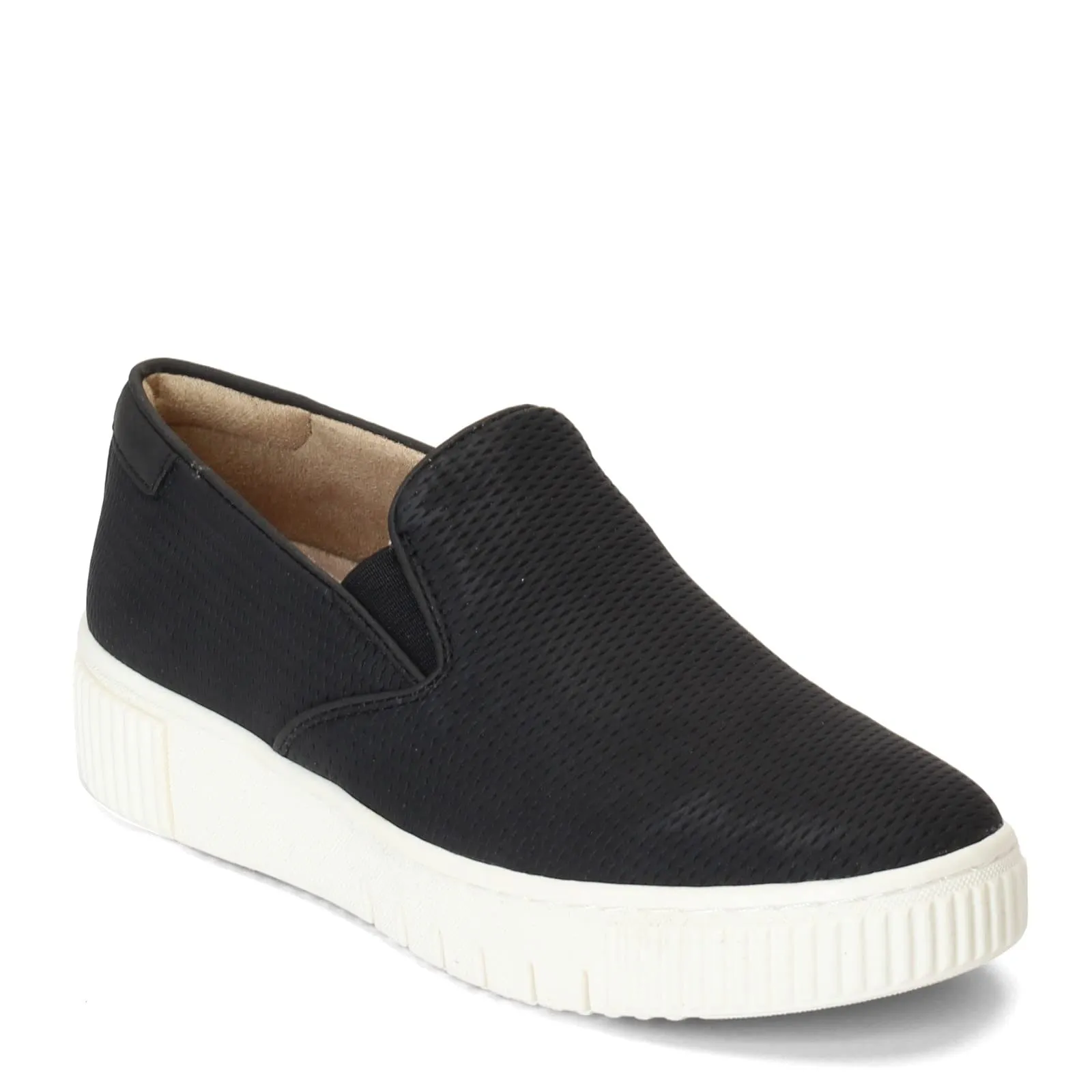 Naturalizer Women's Natural Soul, Tia Platform Sneaker Black 6.5 M