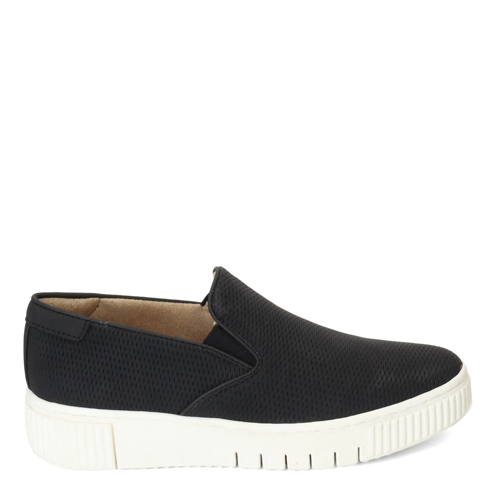 Naturalizer Women's Natural Soul, Tia Platform Sneaker Black 6.5 M